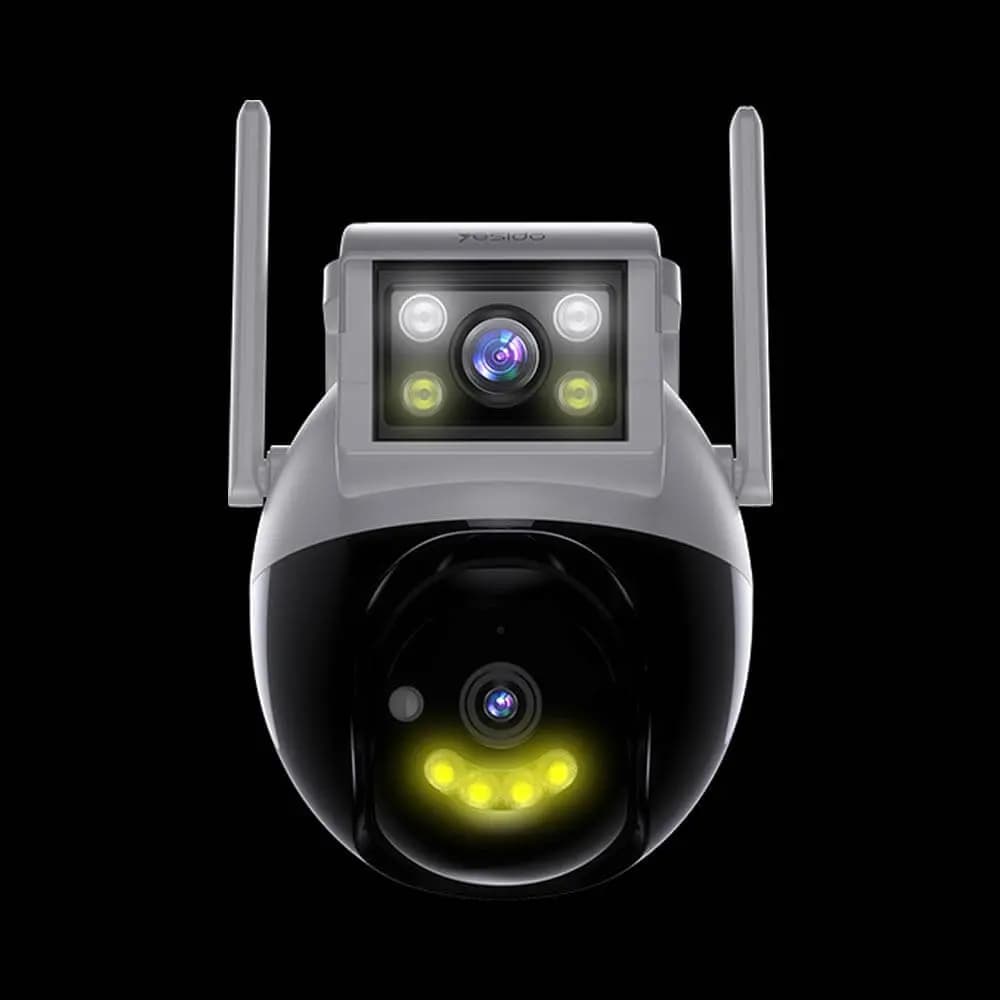 Caméra de surveillance double objectif 2MP 360° avec détection IA - Yesido Blanc - Vue 3