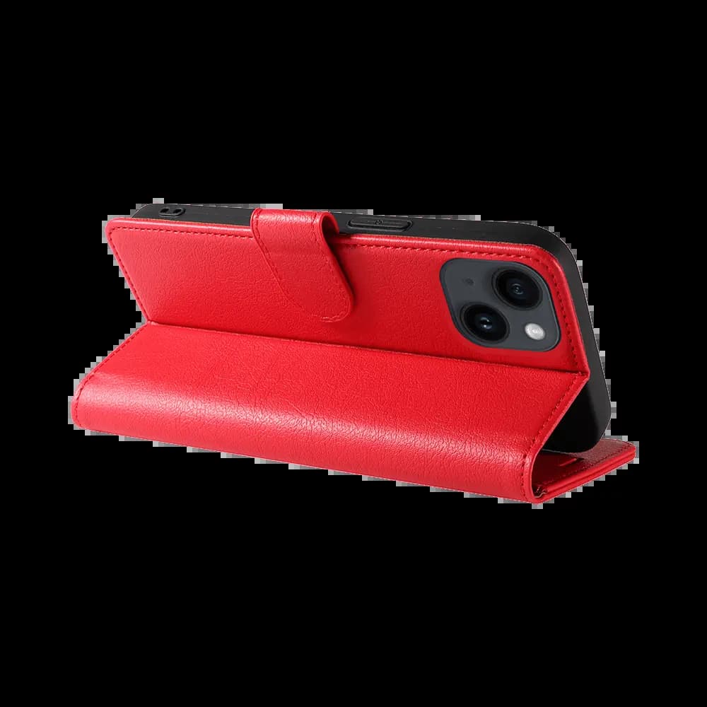 Housse folio anti-RFID iPhone 14 Plus – PROTECT IP011 Rouge - Vue 2