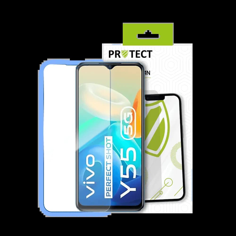 Verre trempé 9H – protection écran Vivo Y55 5G – PROTECT Transparent - Vue 2