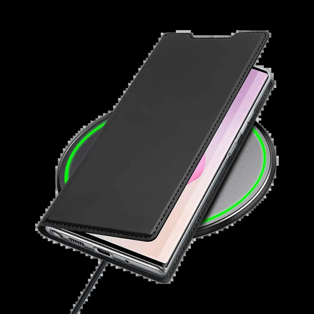 Housse folio Samsung Galaxy Note 20 Ultra porte-carte – Dux Ducis Skin Pro Noir - Vue 3