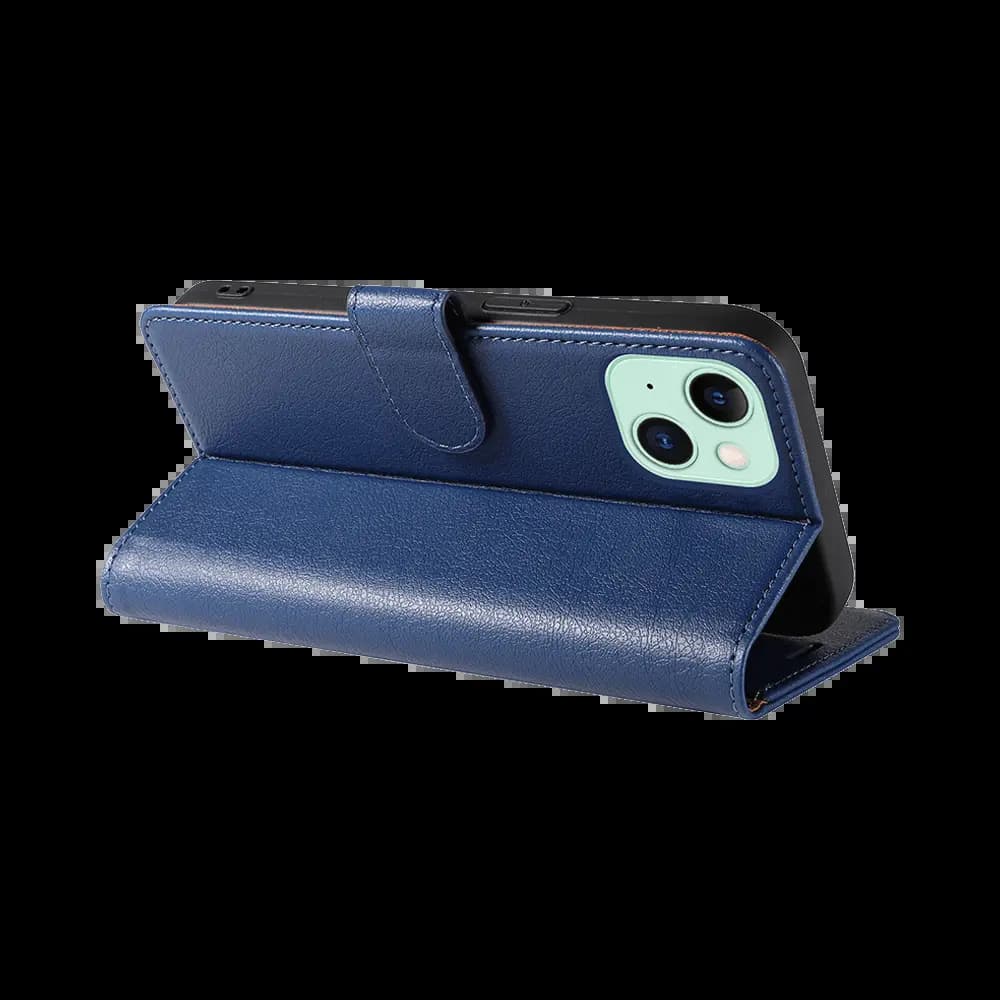Housse folio anti-RFID iPhone 15 Plus – PROTECT IP011 Bleu Marine - Vue 2