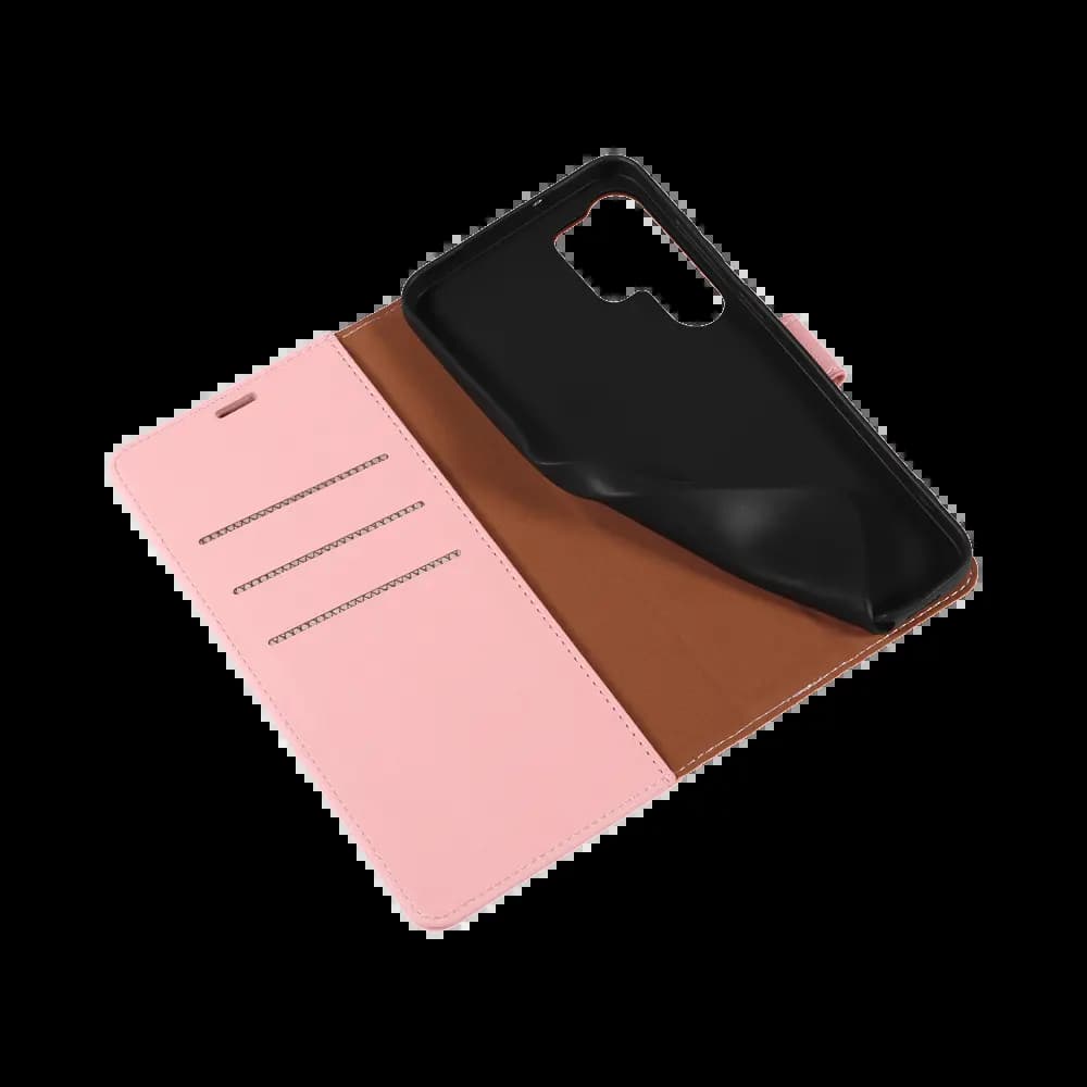 Housse folio anti-RFID Samsung Galaxy S25 Ultra – PROTECT IP011 Rose - Vue 4