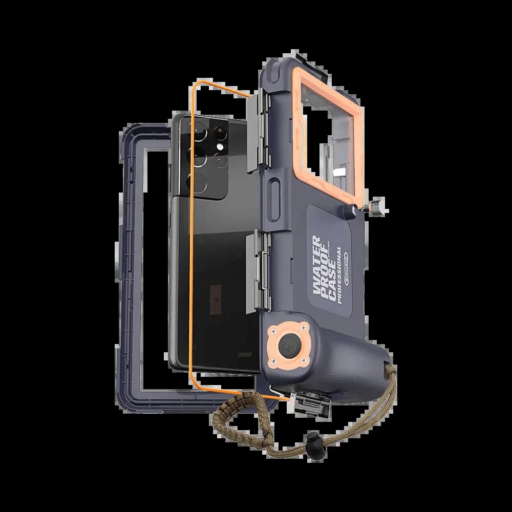 Coque Étanche pour Smartphone  Universelle Bleu - Vue 3