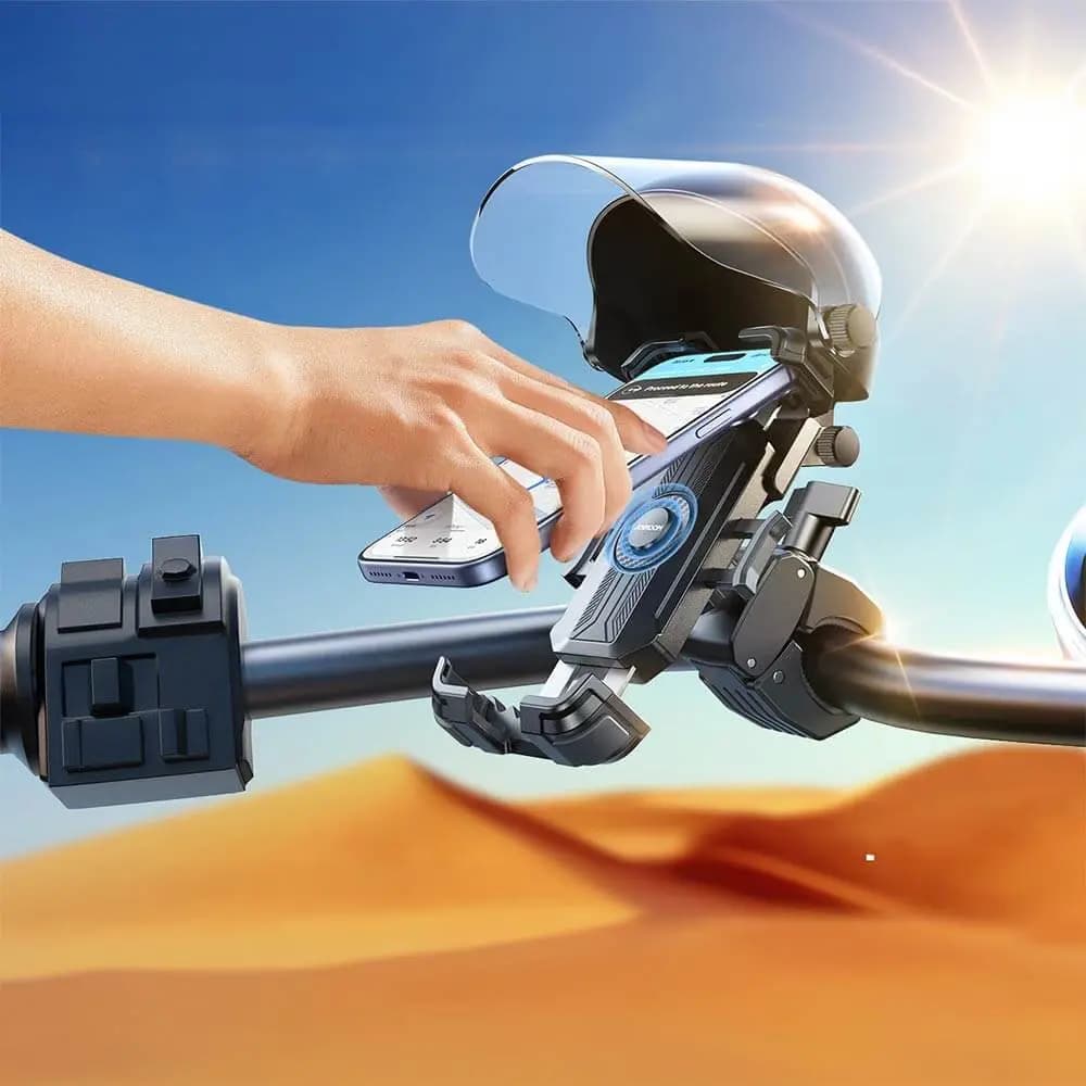 Support Smartphone pour Vélo & Moto JOYROOM JR-ZS526 Noir - Vue 2