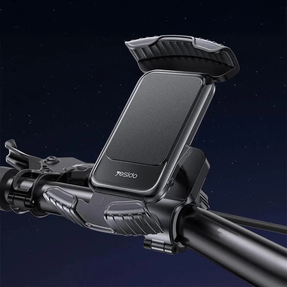 Support pour Smartphone Yesido 2 en 1 pour Vélo & Moto Noir - Vue 6