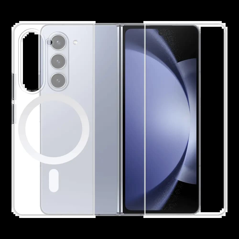 Coque transparente silicone MagSafe – Samsung Galaxy Z Fold 5 5G