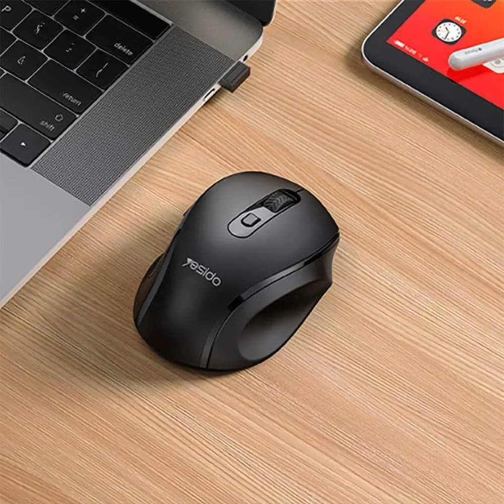 Souris sans Fil Yesido KB45 avec 6 Boutons Noir - Vue 4