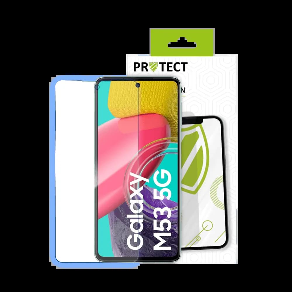 Verre trempé 9H – protection écran Samsung Galaxy M53 5G – PROTECT Transparent - Vue 2