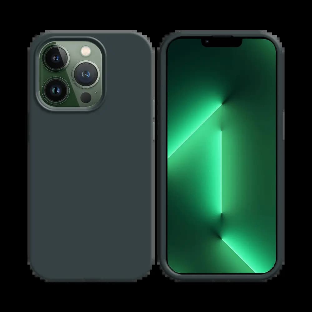 Coque silicone iPhone 13 Pro Max - Noir