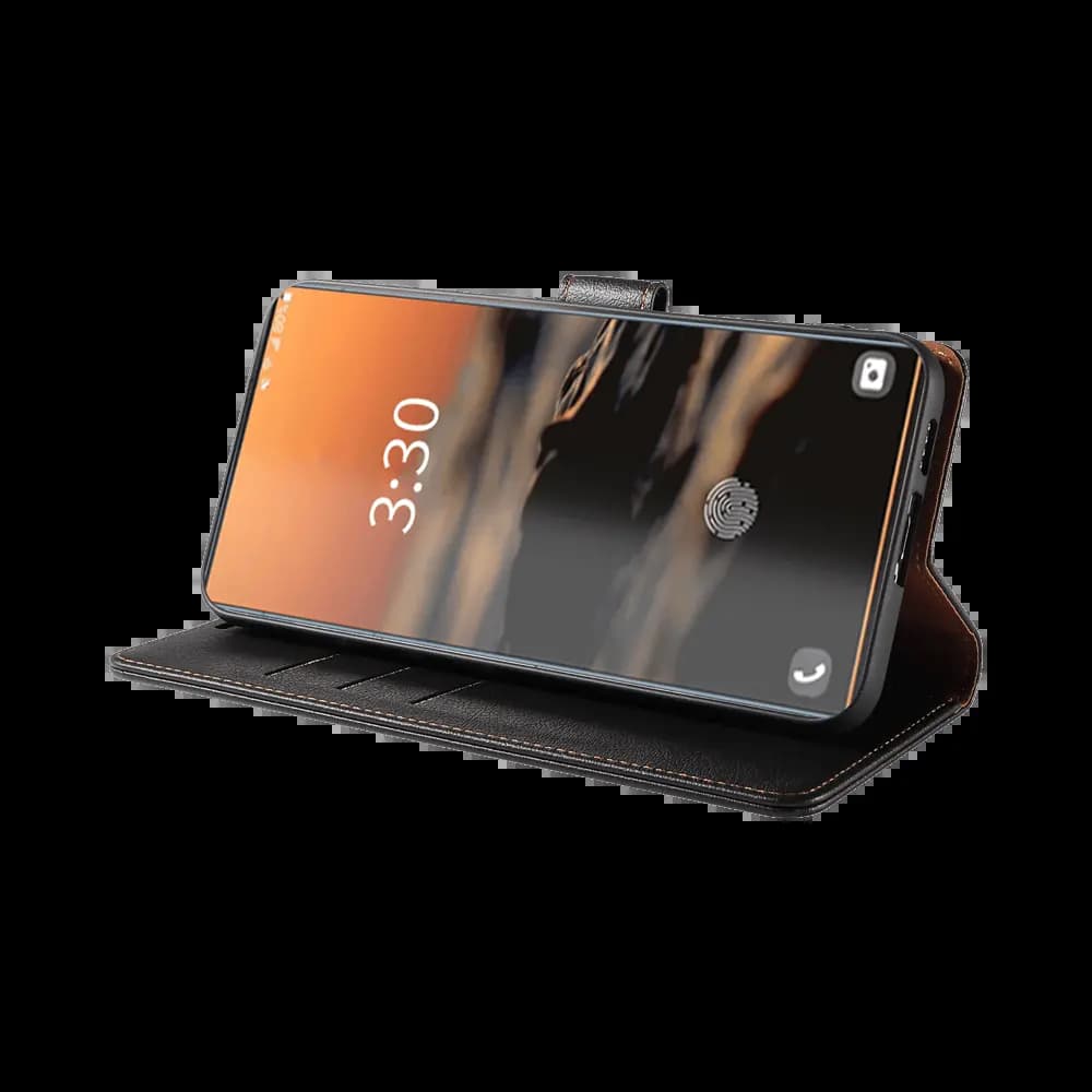 Housse folio anti-RFID Samsung Galaxy S22 Ultra – PROTECT IP011 Noir - Vue 5