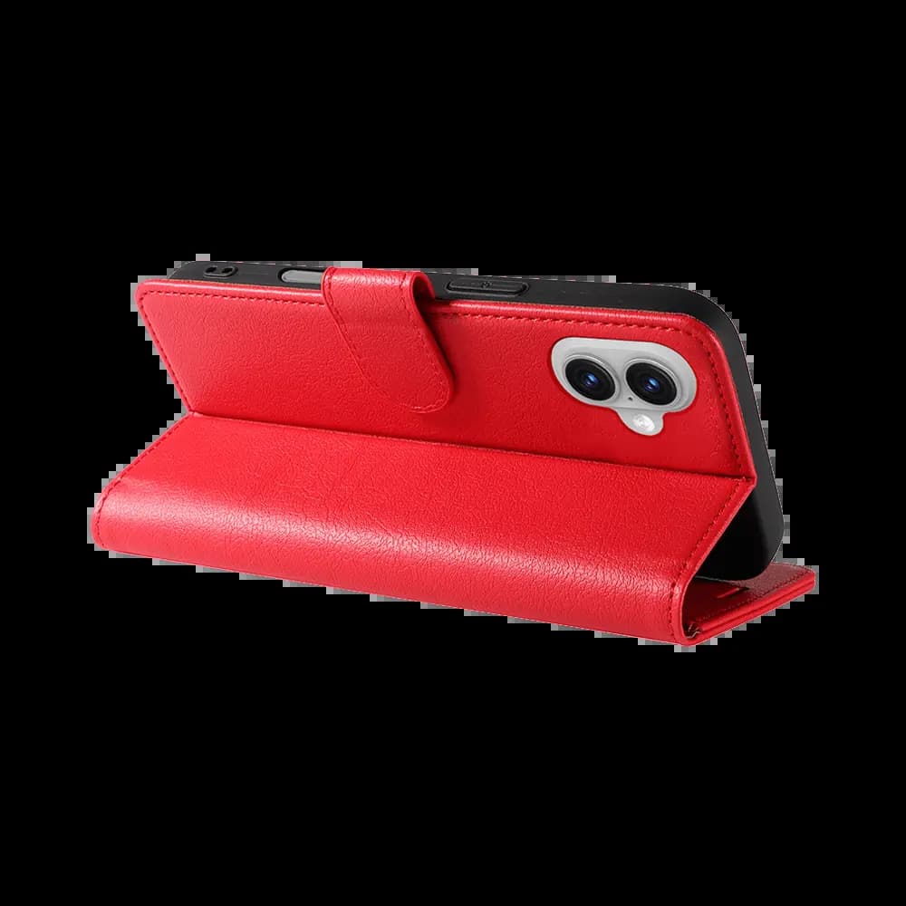 Housse folio anti-RFID iPhone 17 – PROTECT IP011 Rouge - Vue 2