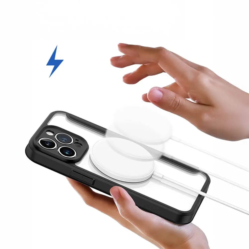 Housse folio MagSafe iPhone 13 Pro – Dux Ducis Skin X Pro Bleu - Vue 3