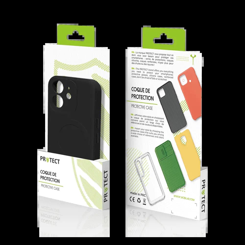 Coque de Protection PROTECT pour Apple iPhone 12 Mini MagSafe Noir - Vue 3