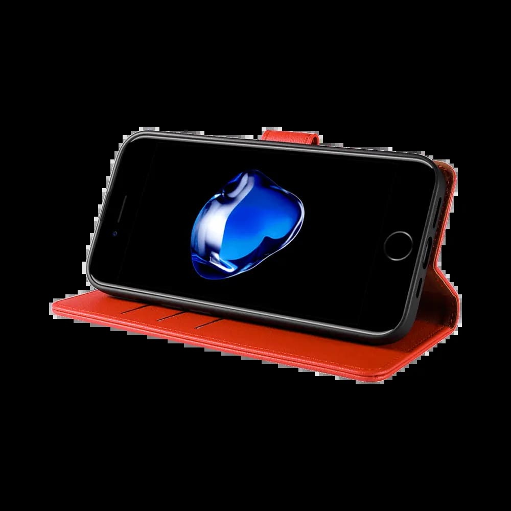 Housse folio anti-RFID iPhone 6 / 6S – PROTECT IP011 Rouge - Vue 4