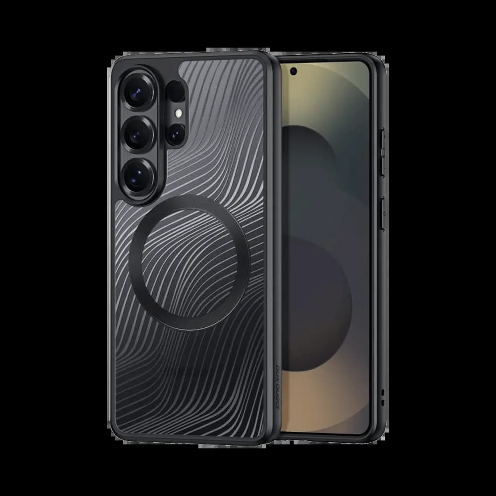 Coque MagSafe Samsung Galaxy S26 Ultra anti-chocs – Dux Ducis Aimo Mag Noir