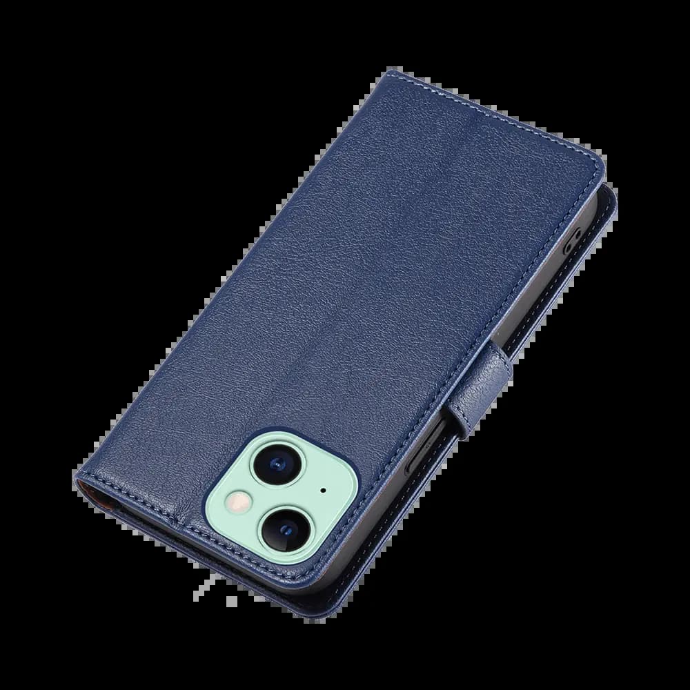 Housse folio anti-RFID iPhone 15 Plus – PROTECT IP011 Bleu Marine - Vue 6