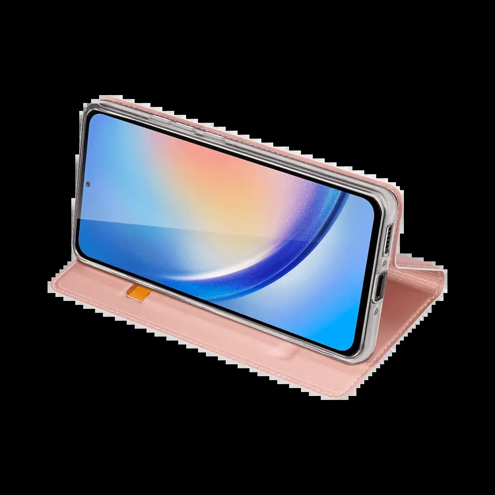 Housse folio MagSafe Samsung Galaxy A35 – Dux Ducis Skin X Pro Bleu - Vue 4