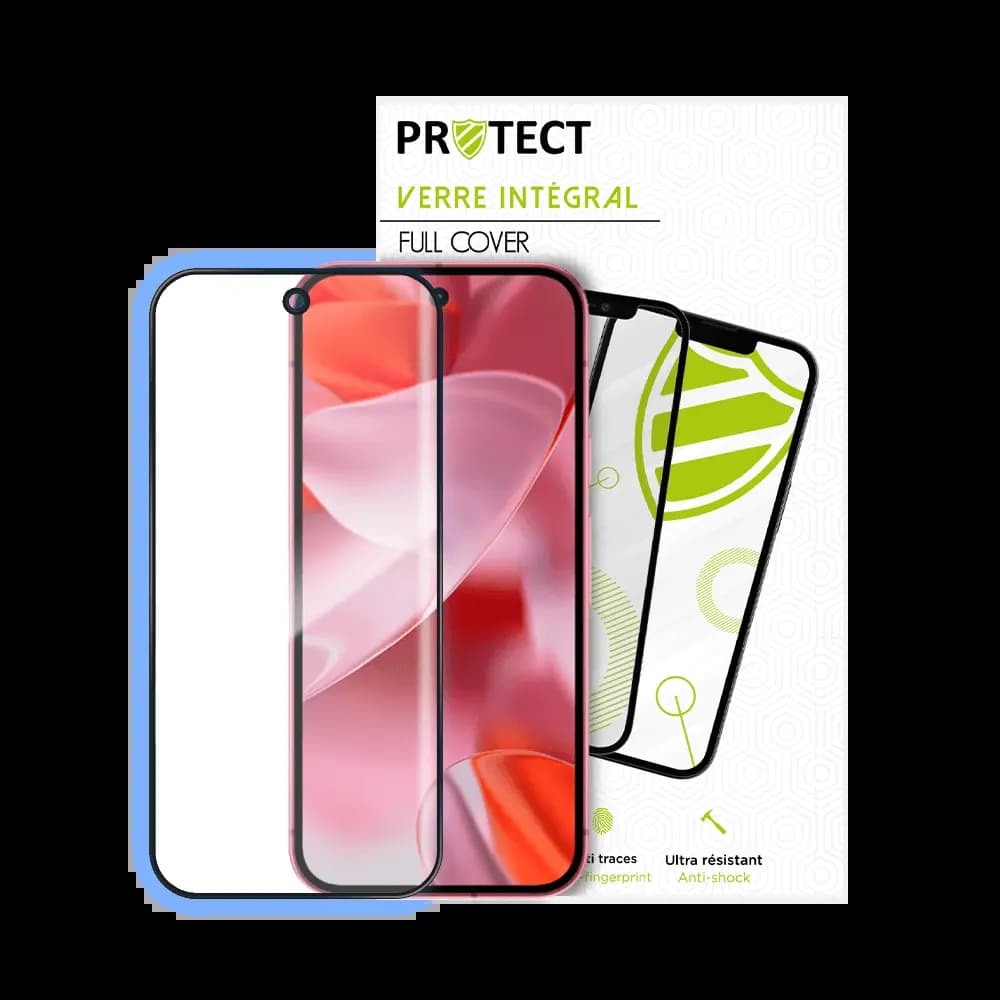 Verre trempé intégral 5D 9H – protection écran Google Pixel 9 – PROTECT Noir - Vue 2