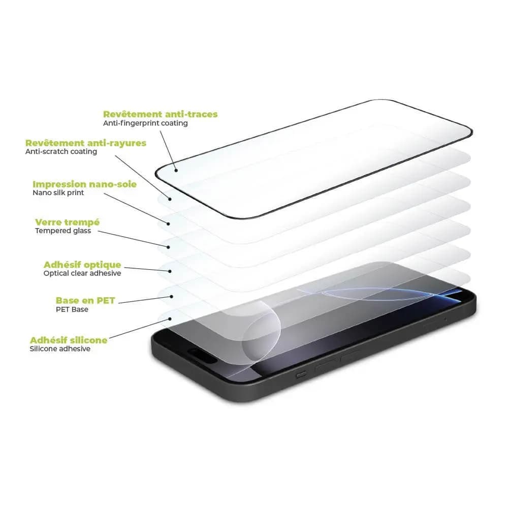 Verre trempé Samsung Galaxy S24 5G / S25 - protection écran 9H - PROTECT Transparent - Vue 2