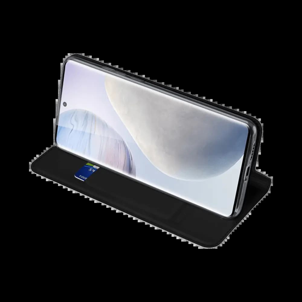 Housse folio Vivo X60 Pro porte-carte – Dux Ducis Skin Pro Noir - Vue 4