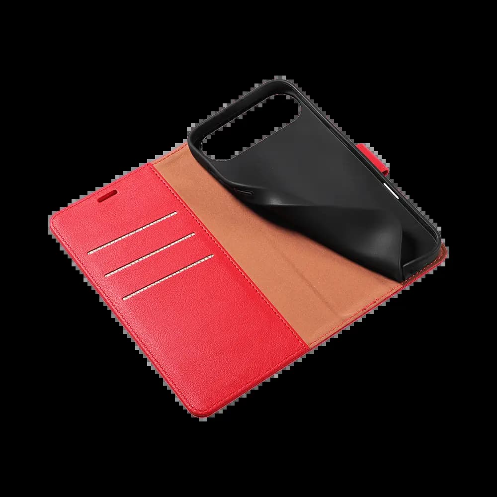 Housse folio anti-RFID iPhone Air – PROTECT IP011 Rouge - Vue 5