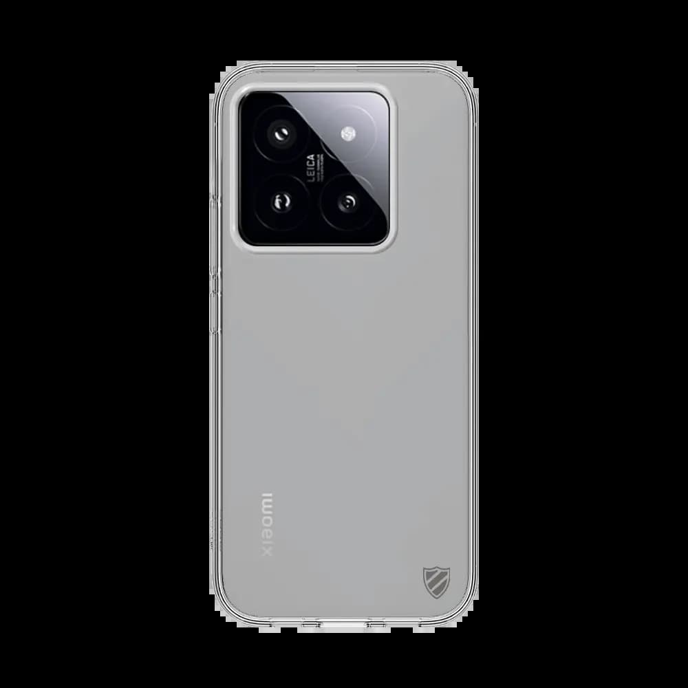 Coque silicone Xiaomi 14 Pro PROTECT - Transparent - Vue 2