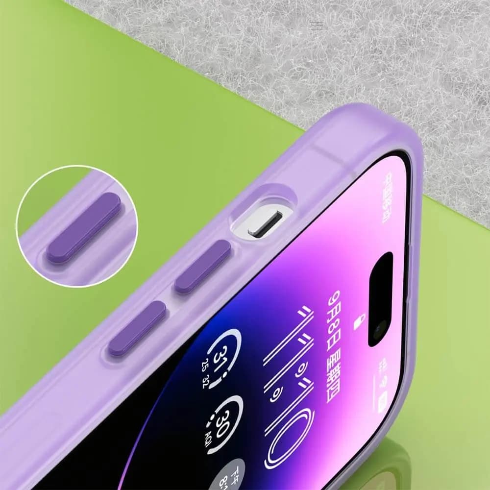 Coque MagSafe bi-matière –  iPhone 14 Pro Max – PROTECT MF-006 Violet foncé - Vue 3