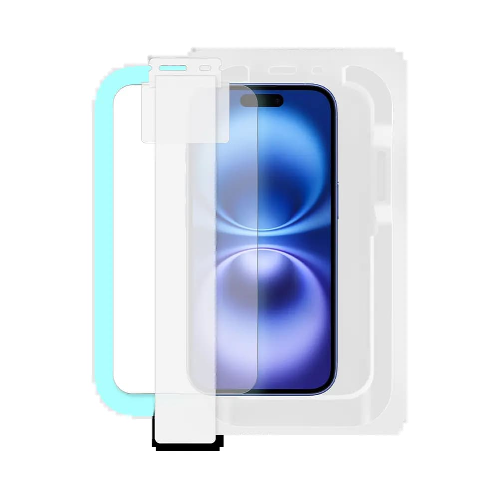 Verre trempé (x2) iPhone 15 / 16 - applicateur installation facile - PROTECT - Vue 2