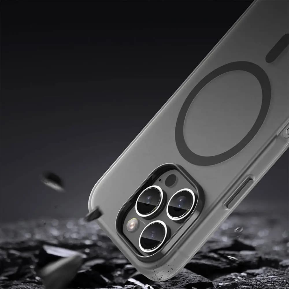 Coque MagSafe bi-matière – iPhone 16 Pro Max – PROTECT MF-006 Noir - Vue 4