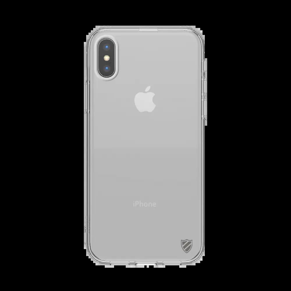 Coque silicone Apple iPhone X / XS PROTECT - Transparent - Vue 2