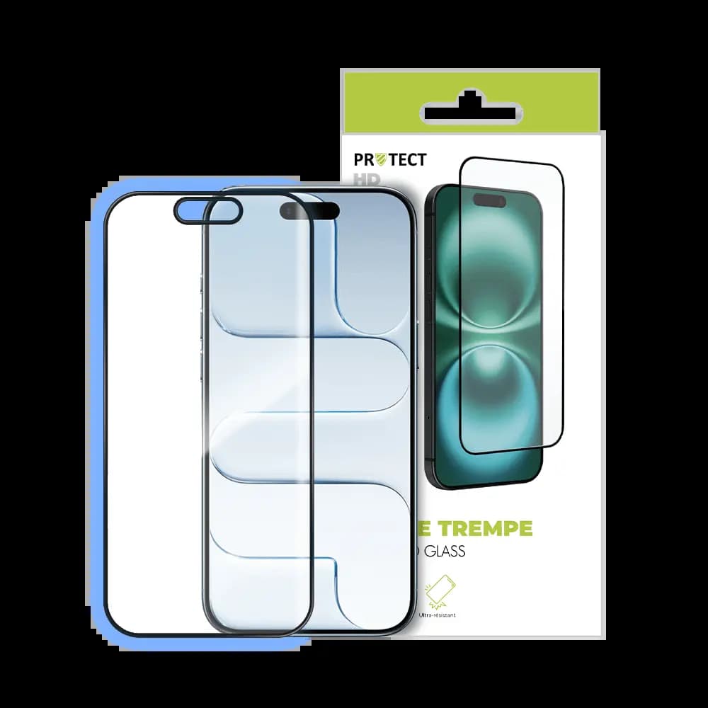 Verre trempé iPhone Air - protection écran 9H - PROTECT Transparent - Vue 3