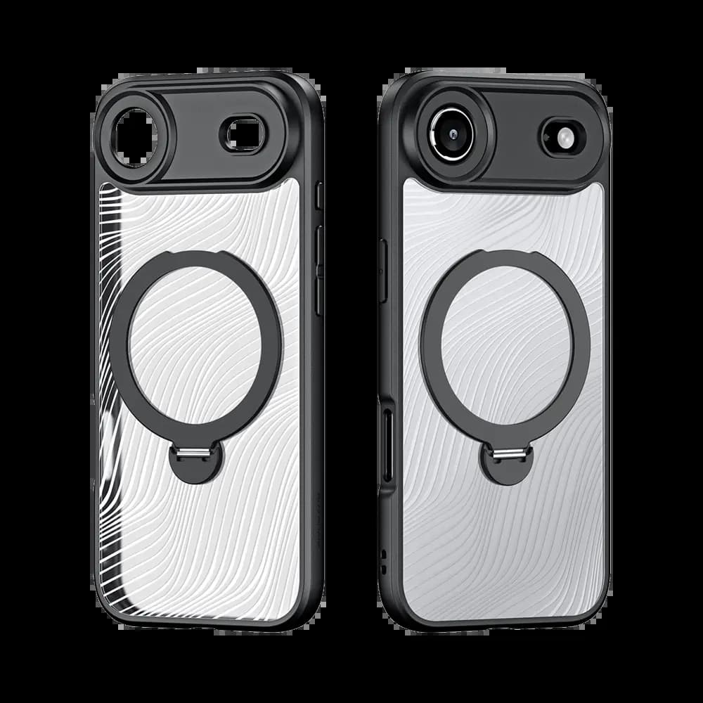 Coque MagSafe avec support – iPhone Air – Dux Ducis Aimo Mag Noir - Vue 2