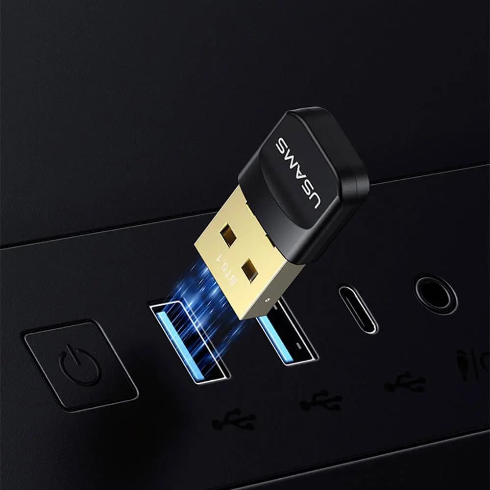 Adaptateur clé USB Bluetooth 5.1 - Usams ZB321 Noir - Vue 4