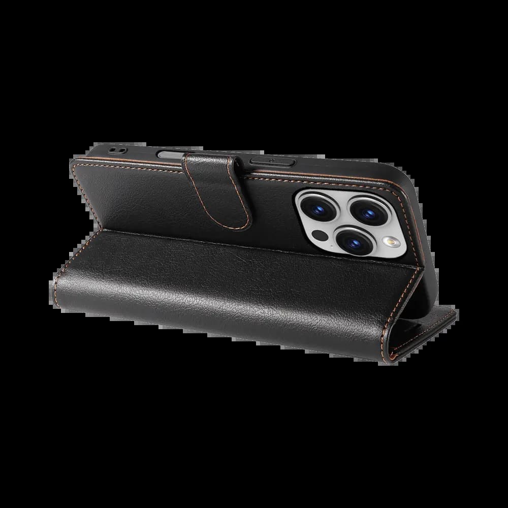 Housse folio anti-RFID iPhone 16 Pro Max – PROTECT IP011 Noir - Vue 2