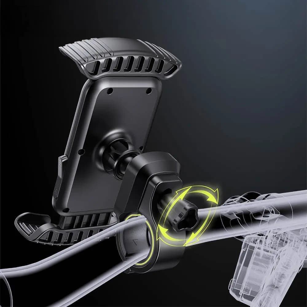 Support pour Smartphone Yesido 2 en 1 pour Vélo & Moto Noir - Vue 11