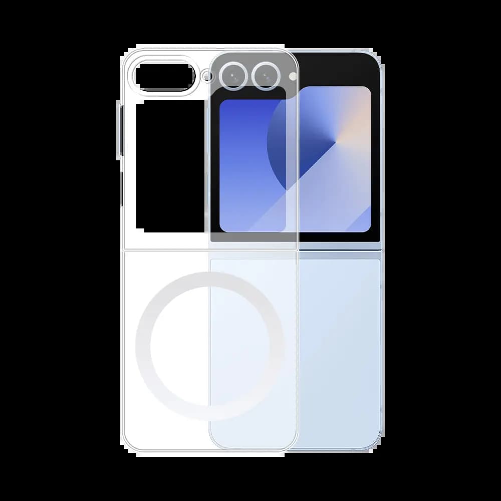 Coque transparente silicone MagSafe – Samsung Galaxy Z Flip 6 5G 