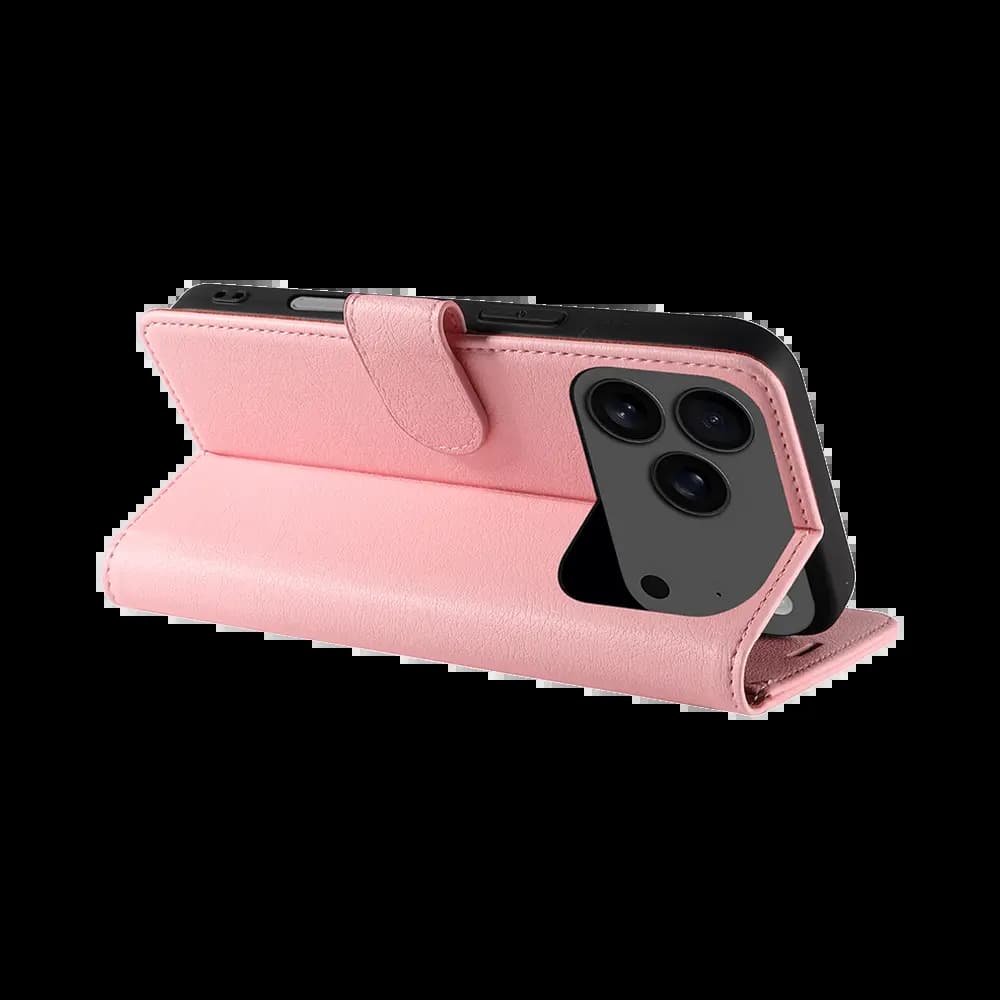 Housse folio anti-RFID iPhone 17 Pro Max – PROTECT IP011 Rose - Vue 2