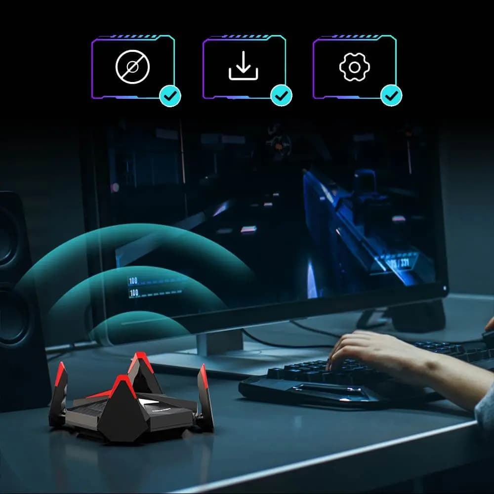 Adaptateur WiFi 6 USB AX5400 (5374 Mbps) - tri-bande - Comfast CF-977AX - Vue 2