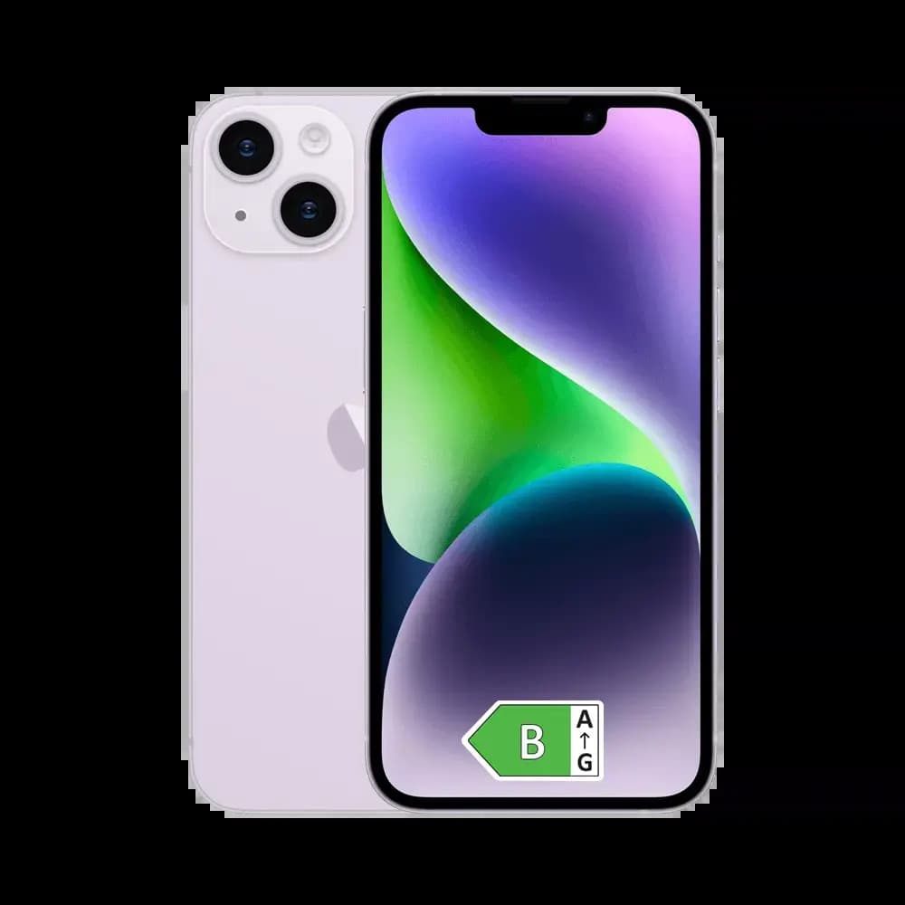 Smartphone occasion iPhone 14 128Go grade C - Mauve