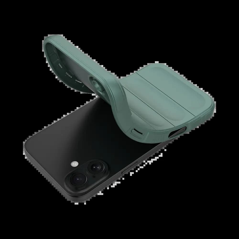 Coque de protection iPhone 16 Plus antichoc renforcée – PROTECT IX008 Vert Foncé - Vue 3