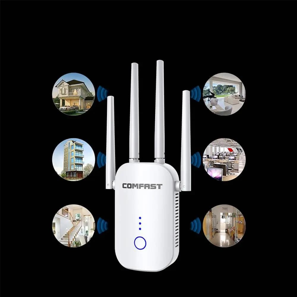 Répéteur Wifi Comfast (1200 Mbps) - Vue 11