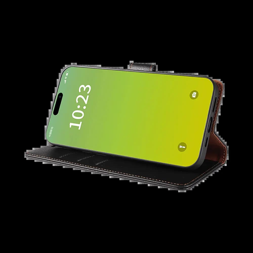 Housse folio anti-RFID iPhone 15 Plus – PROTECT IP011 Noir - Vue 5