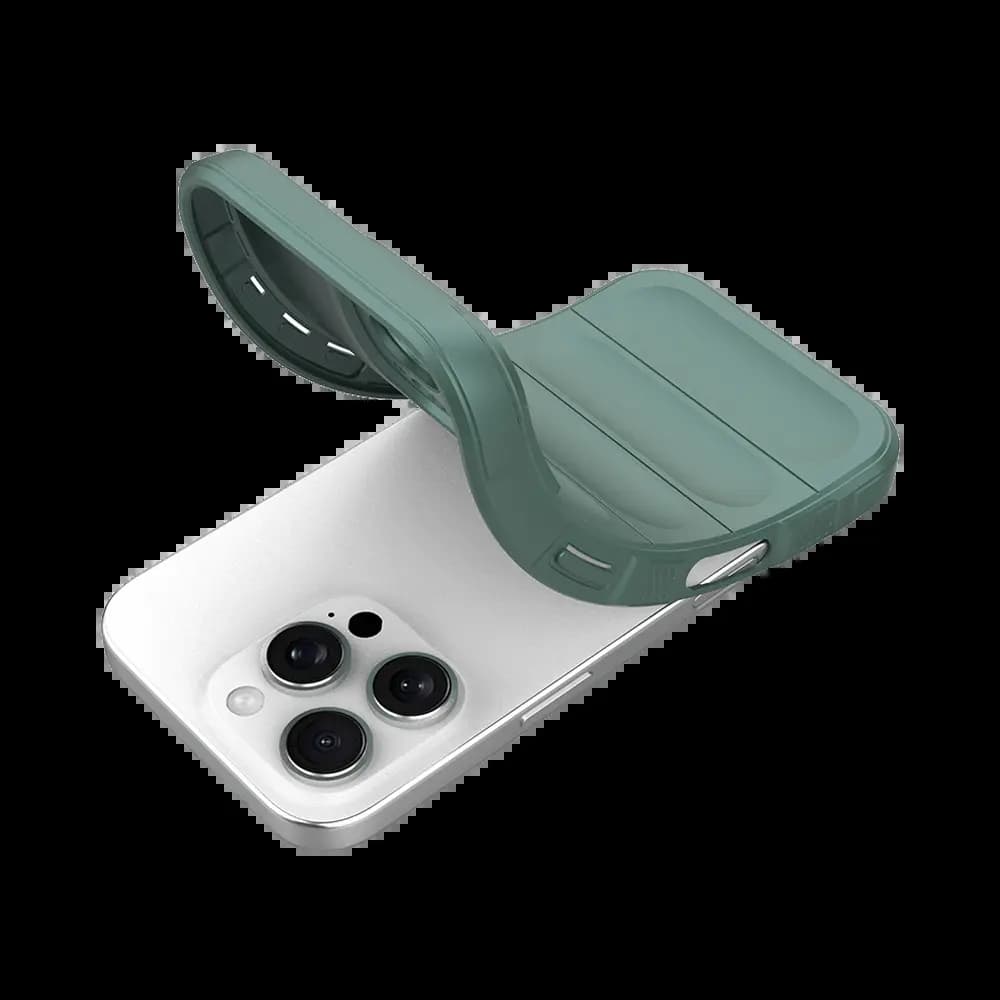 Coque de protection iPhone 16 Pro antichoc renforcée – PROTECT IX008 Vert Foncé - Vue 3