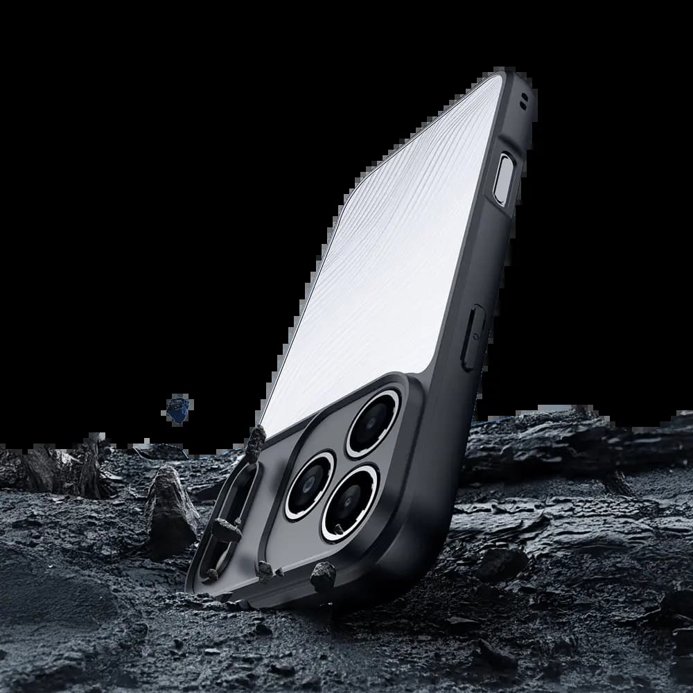 Coque anti-chocs finition mate – iPhone 17 Pro Max – Dux Ducis Aimo Noir - Vue 4