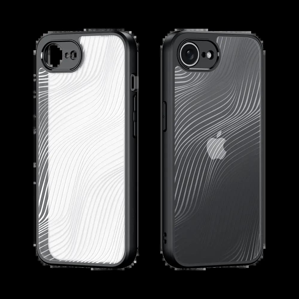 Coque de protection iPhone 16e / iPhone 17e anti-chocs finition mate – Dux Ducis Aimo Noir - Vue 2