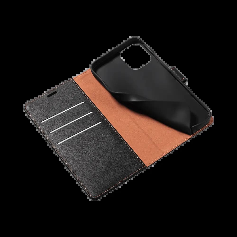 Housse folio anti-RFID iPhone 13 Pro – PROTECT IP011 Noir - Vue 4