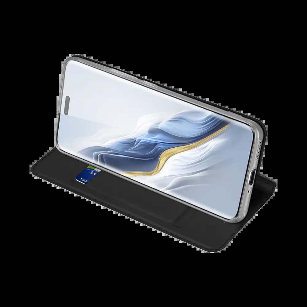 Housse folio Honor Magic 6 Pro porte-carte – Dux Ducis Skin Pro Noir - Vue 4