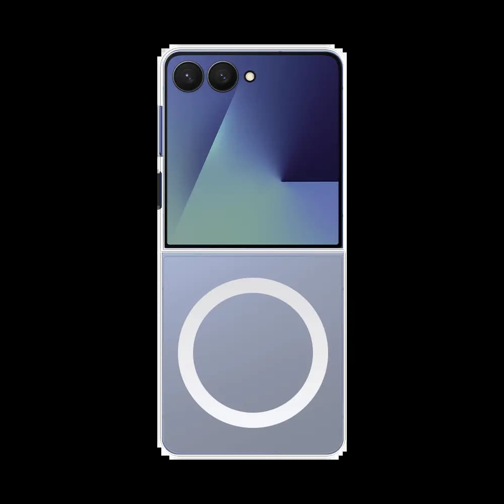 Coque transparente silicone MagSafe – Samsung Galaxy Z Flip 7 5G  - Vue 2