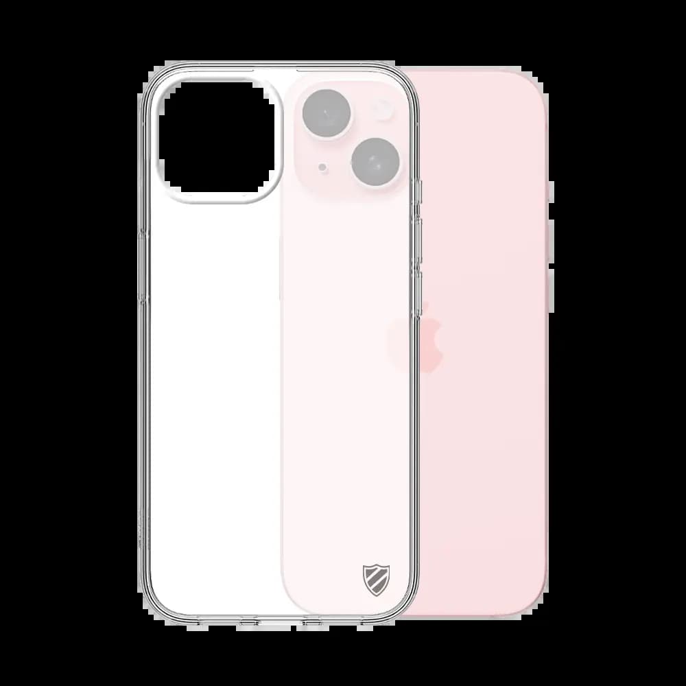 Coque silicone iPhone 15 PROTECT - Transparent