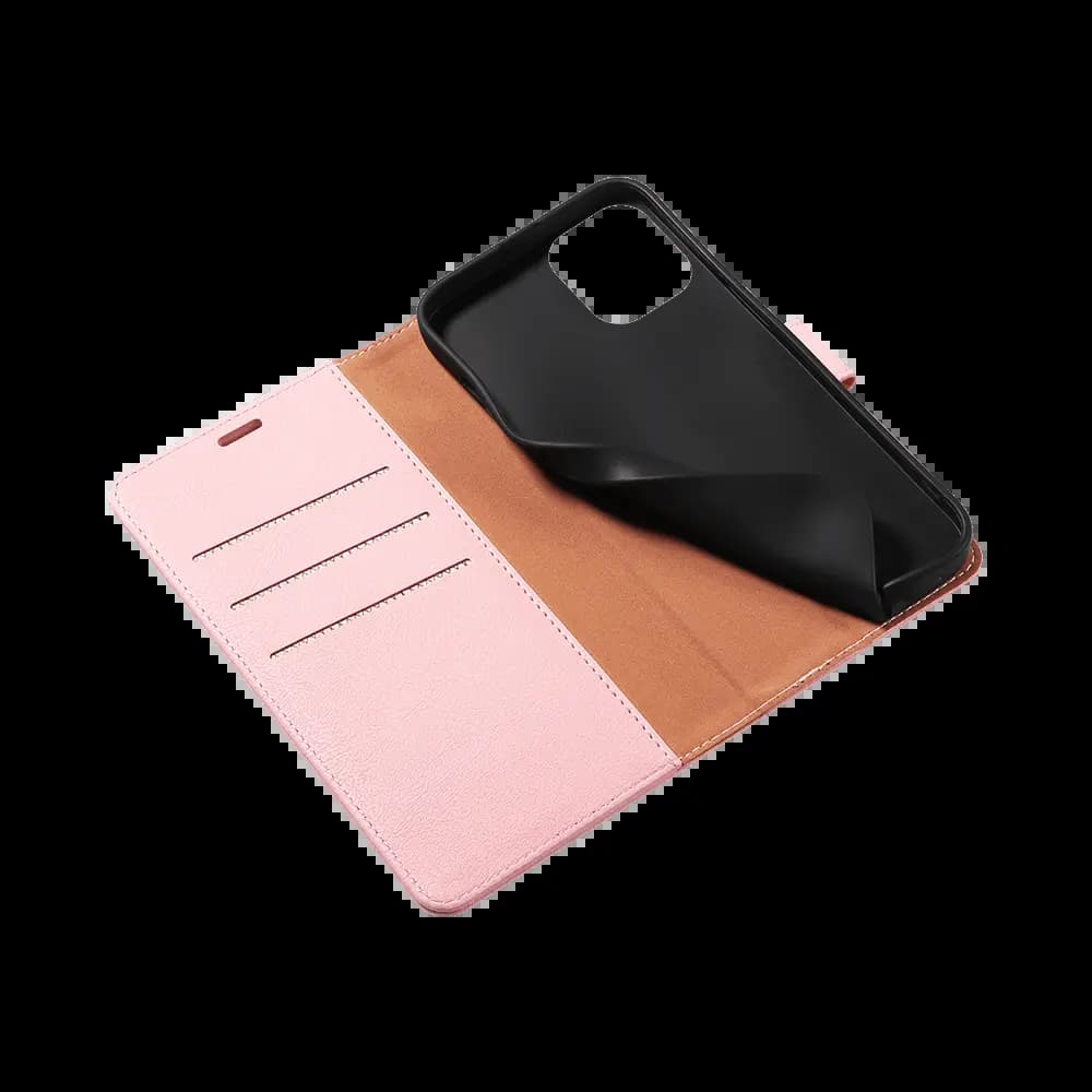 Housse folio anti-RFID iPhone 11 Pro – PROTECT IP011 Rose - Vue 4